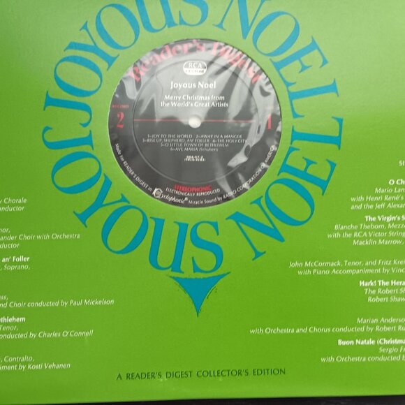 Readers Digest - Joyous Noel - Glenn Miller, Perry Como -  4 Record Box Set 1968 - Picture 4 of 7